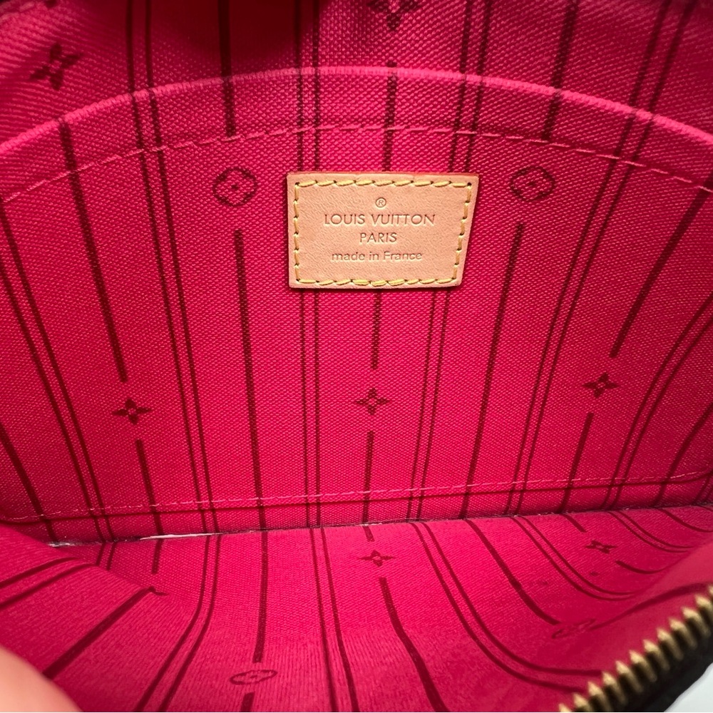 LOUIS VUITTON Neverfull My LV Heritage MM Monogram With Pouch Pink Stripes - Picture 14 of 14